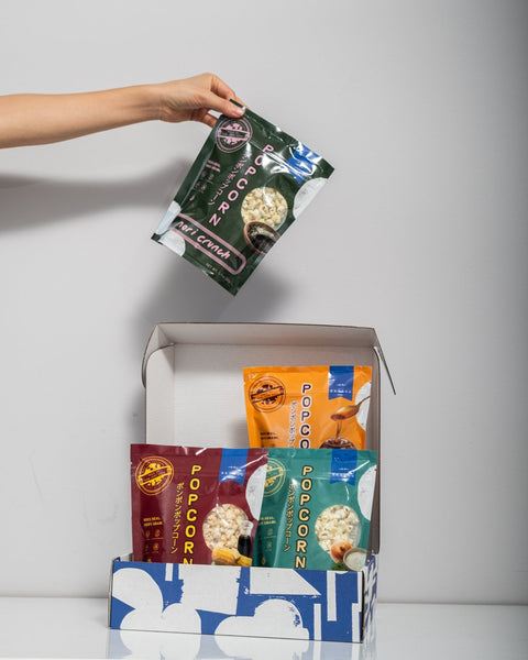 The Ultimate Popcorn Gift Box - Pack of 4 Big Snack Bags